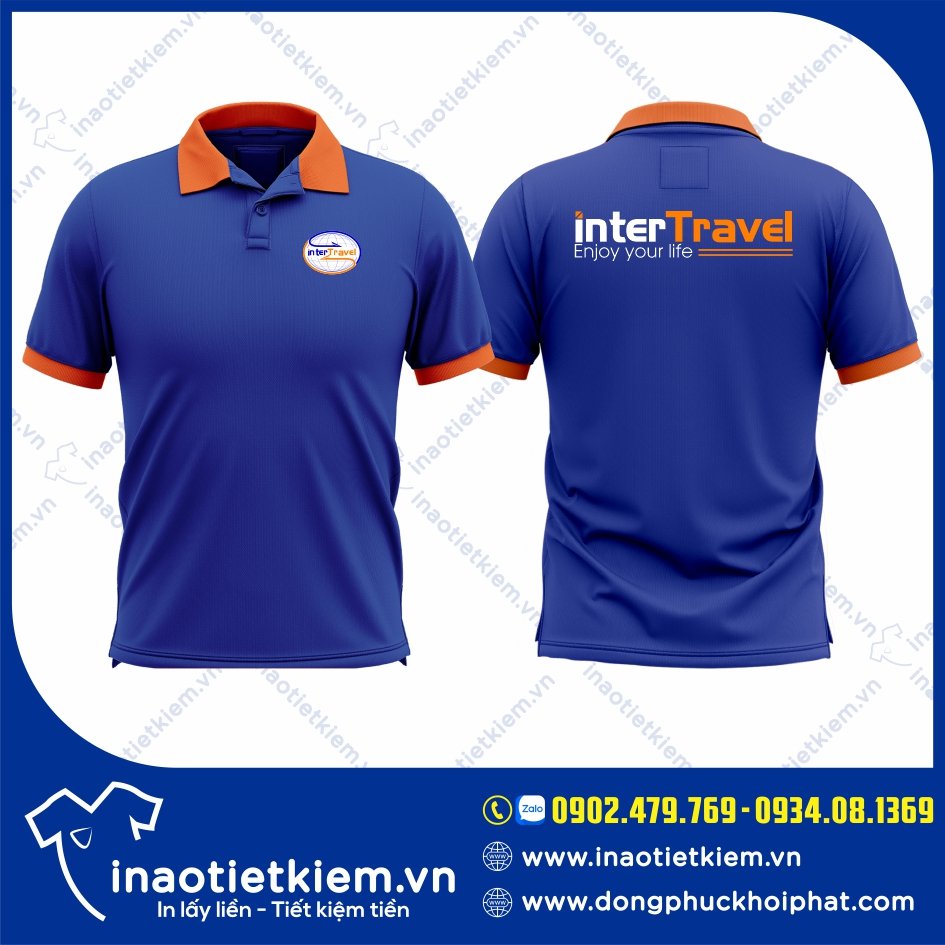 mẫu đồng phục công ty inter travel