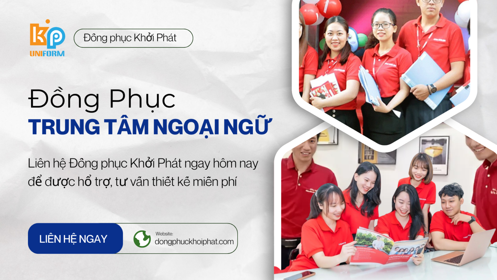 Đồng Phục Trung Tâm Ngoại Ngữ