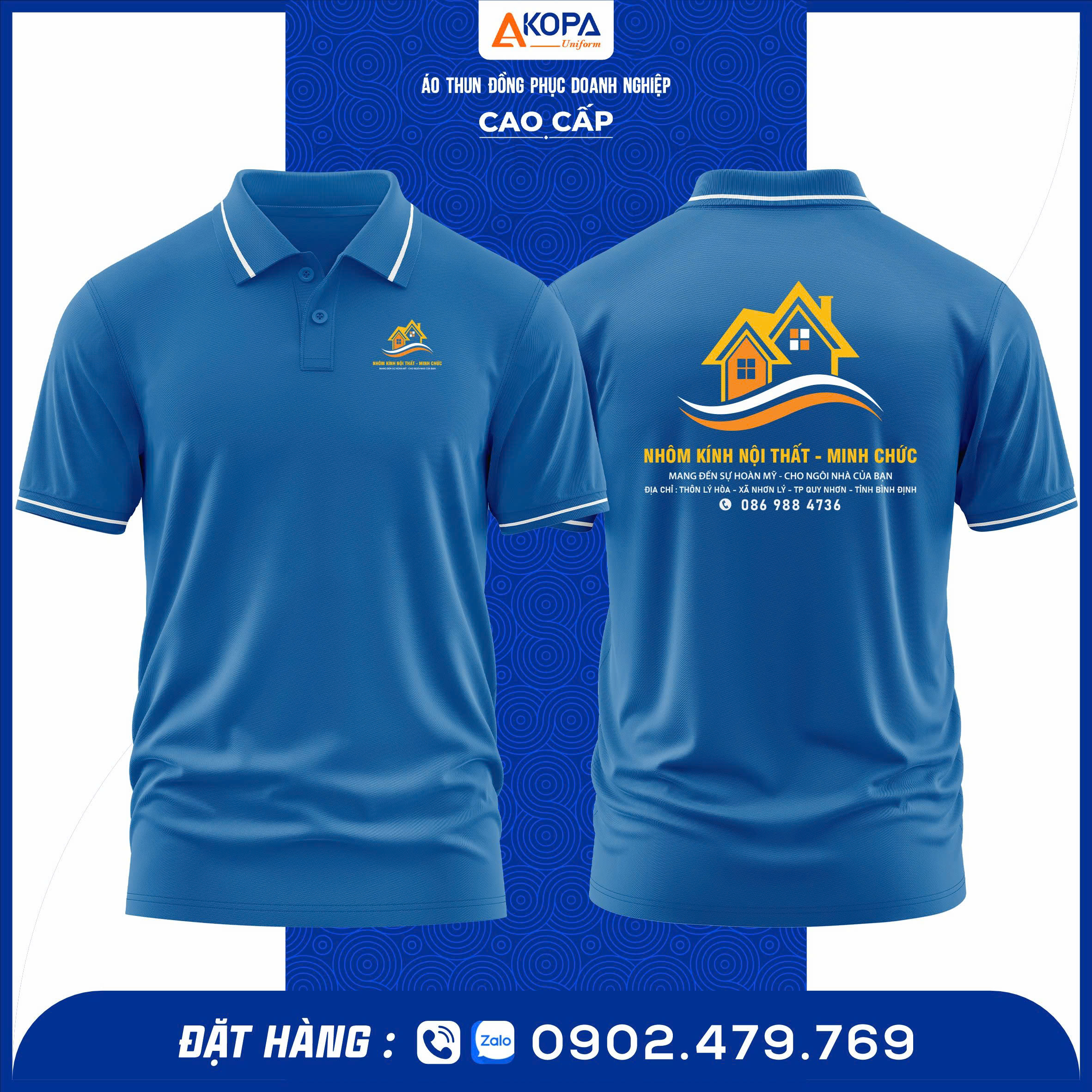 5 mẫu thiết kế áo đồng phục nội thất chuyên nghiệp cho showroom