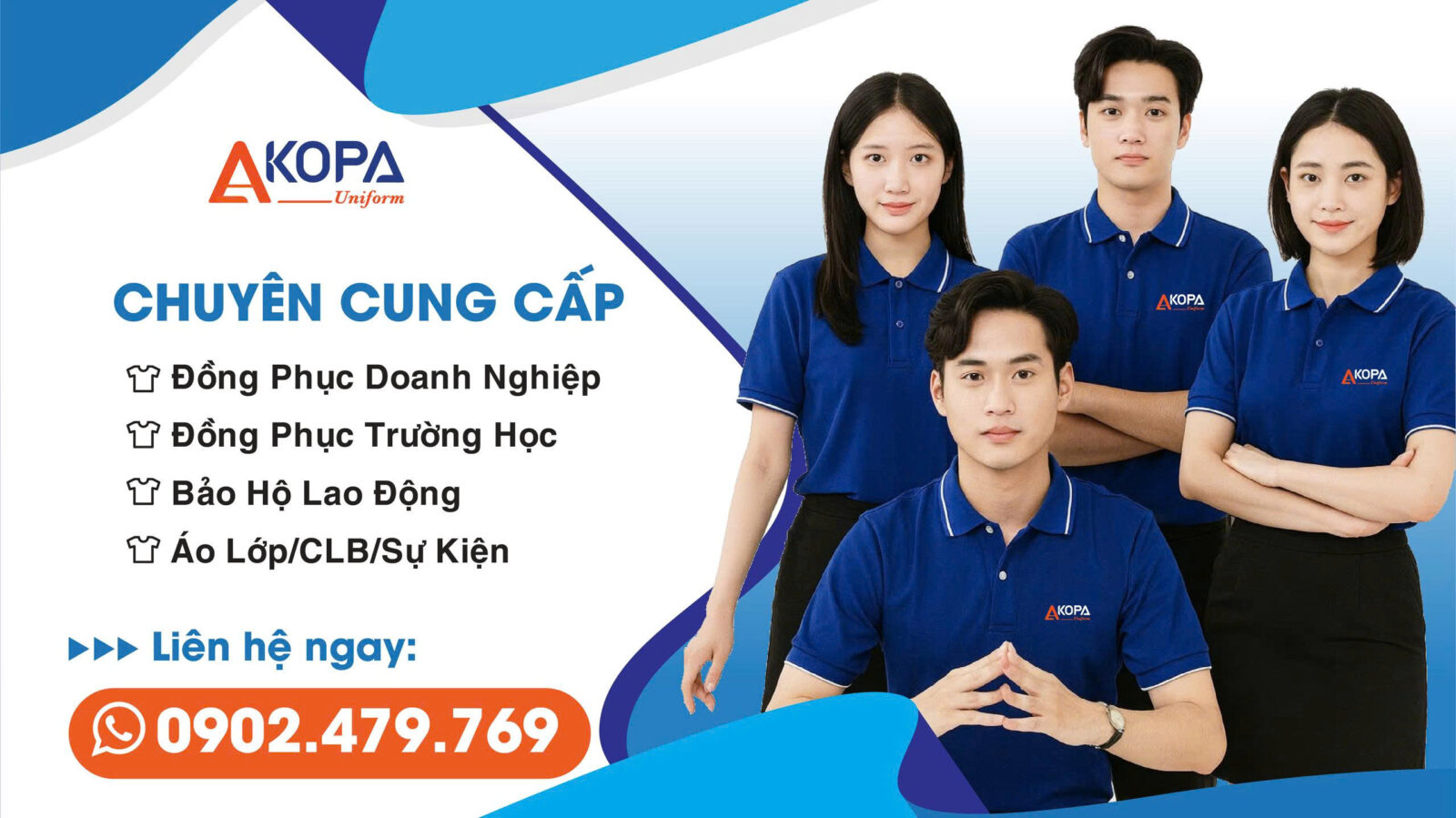 AKOPA Uniform – đơn vị cung cấp và tư vấn đặt áo đồng phục theo yêu cầu