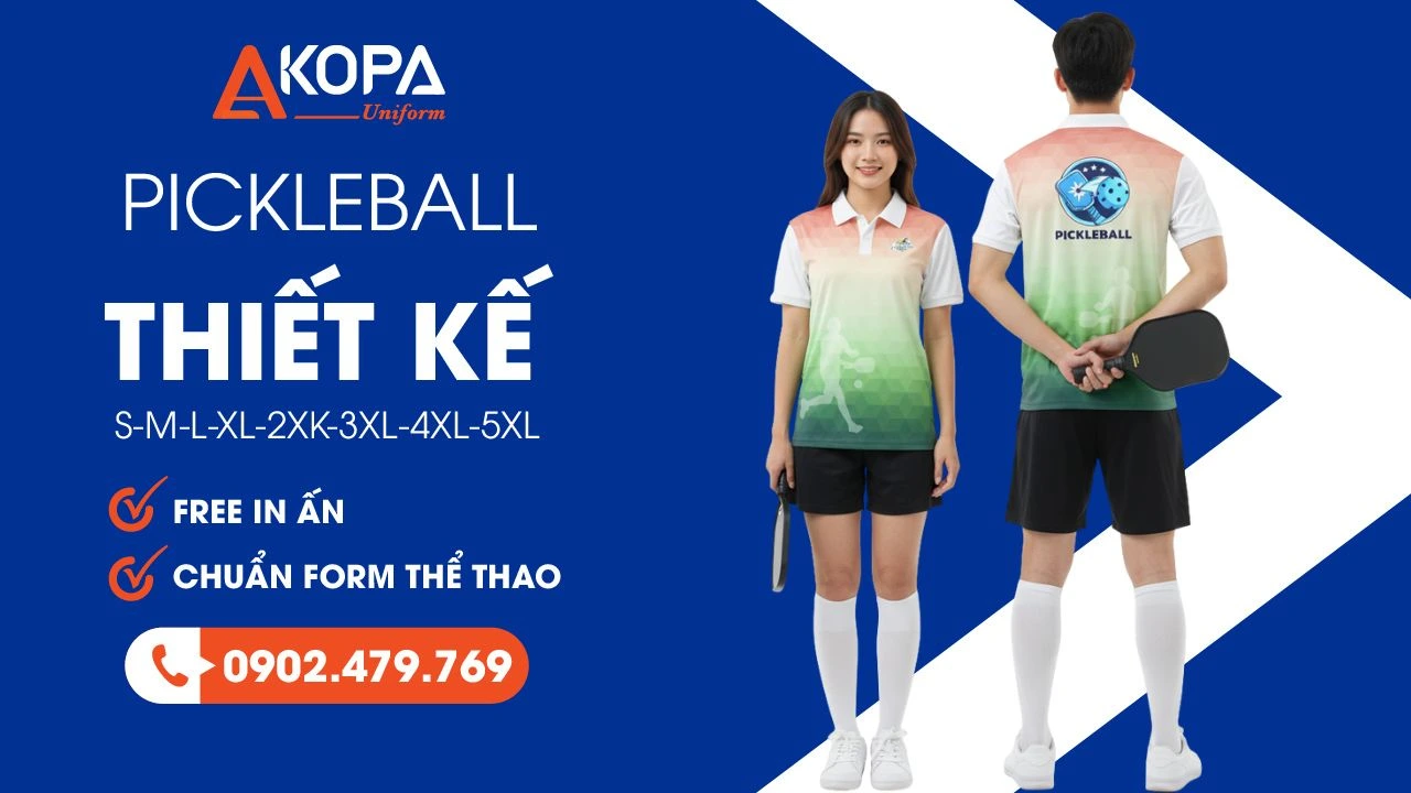 Địa Chỉ May Đồng Phục Chơi Pickleball Đẹp, Giá Tốt Cho Nhóm