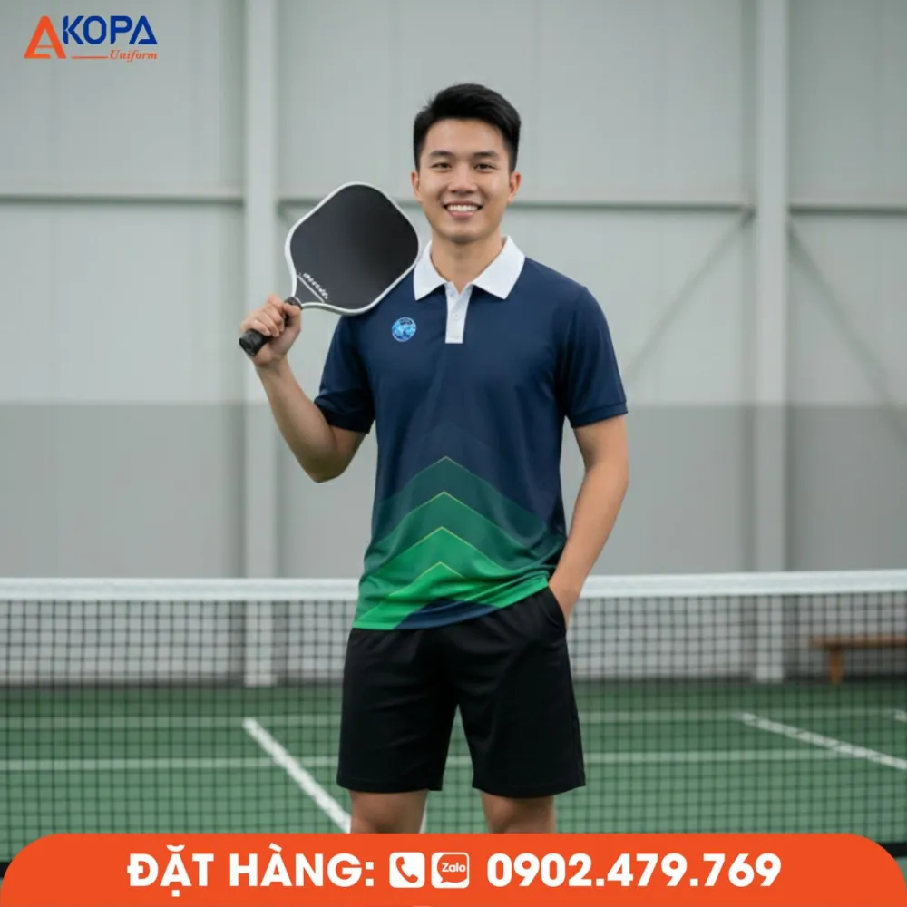 50+ Mẫu Đồng Phục Pickleball Nam Đẹp, Nổi Bật Trên Sân