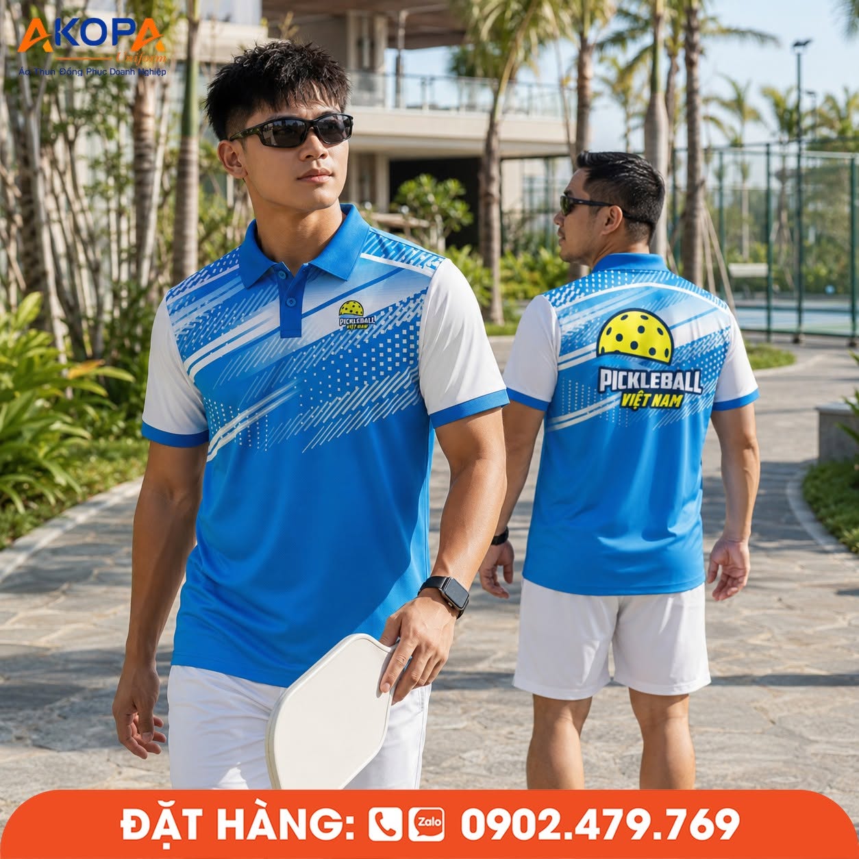 đồng phục thi đấu pickleball nam
