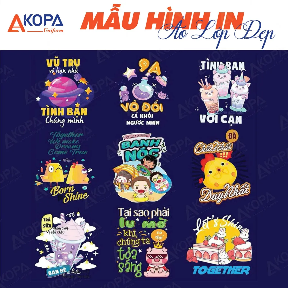 Mẫu áo lớp hot trend 2026 phù hợp các lớp yêu thích phong cách dễ thương