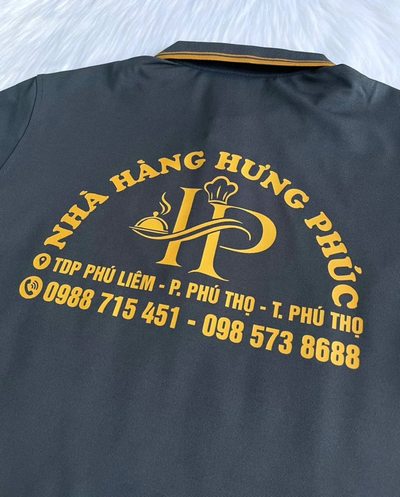 In thương hiệu sau lưng